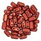 Czechmate 3mm X 6mm Brick Glass Czech Two Hole Bead, Saturated Metallic Cherry Tomato
